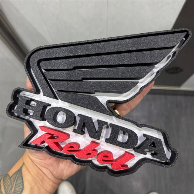 Honda Rebel sign — completed ExpressPri project
