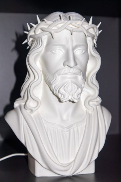Jesus figure lamp — completed ExpressPri project