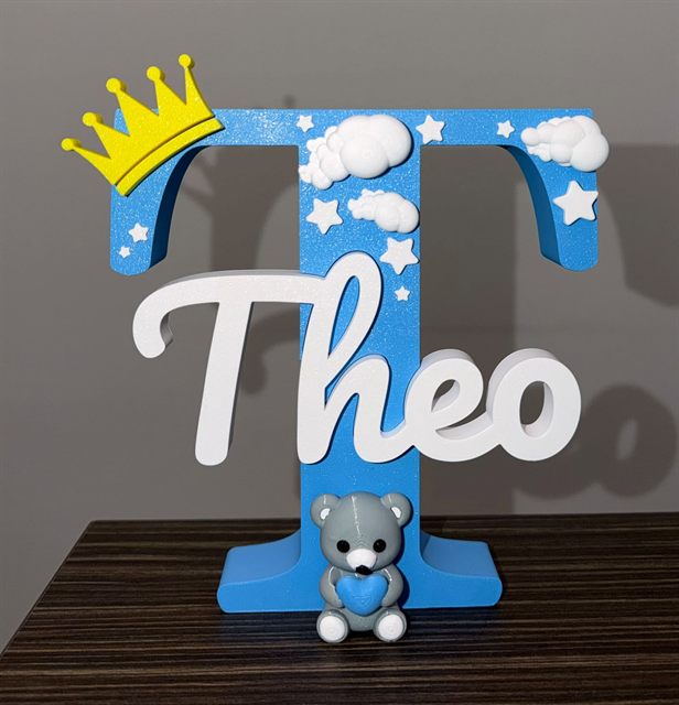 Newborn name keepsakes — completed ExpressPri project